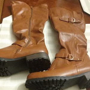 Women's Distressed Riding Boots